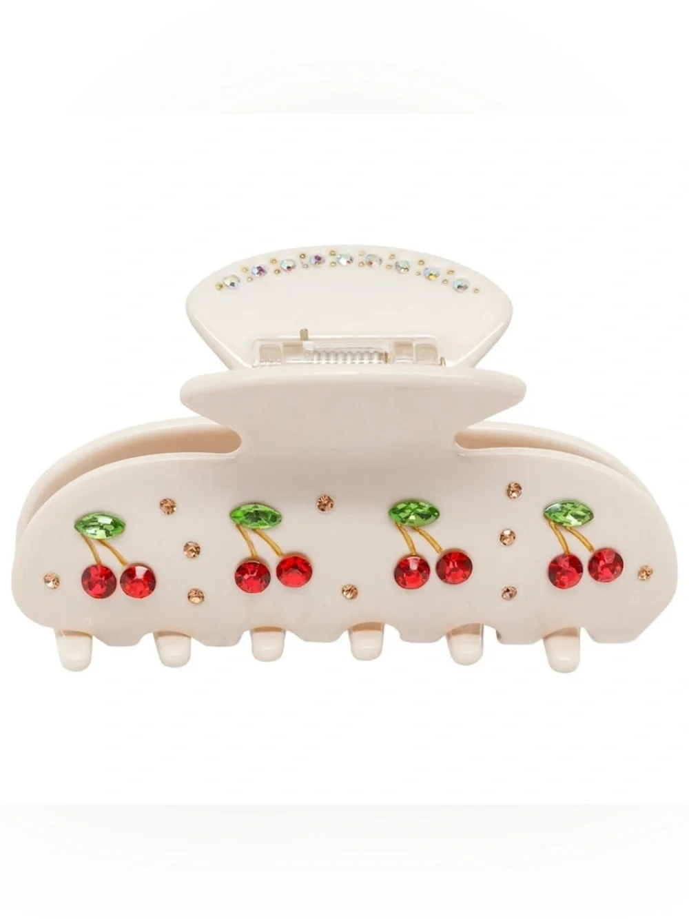 New Emi Jay Sweetheart Hair Claw Clip in Cherry Pie